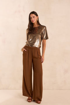 Picture of SATIN WIDE TROUSERS TOBIAS